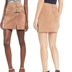 Blank NYC Double Buckle El Dorado suede mini 27